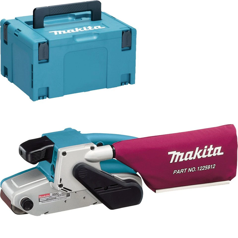Makita Akku-Multischleifer 9920J Bandschleifer 76 mm 1.010 W im MAKPAC