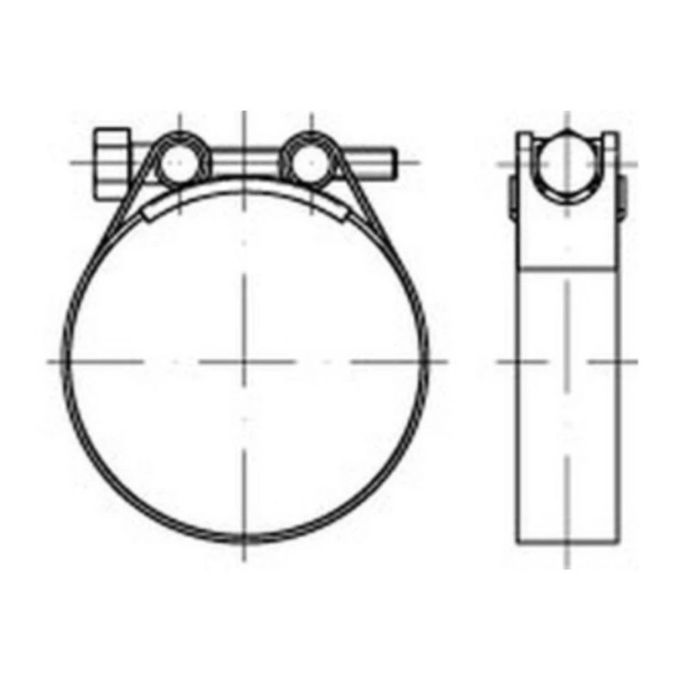 Reyher Schlauchschelle DIN 3017 Stahl W1 Form C1 galvanisch verzinkt 17-19/18