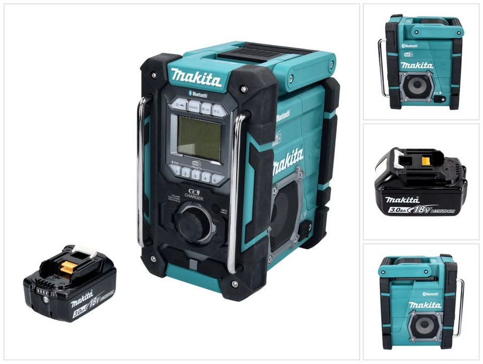 Makita DMR 301 Akku Baustellenradio 12 V max. 14,4 V 18 V DAB+ Bluetooth