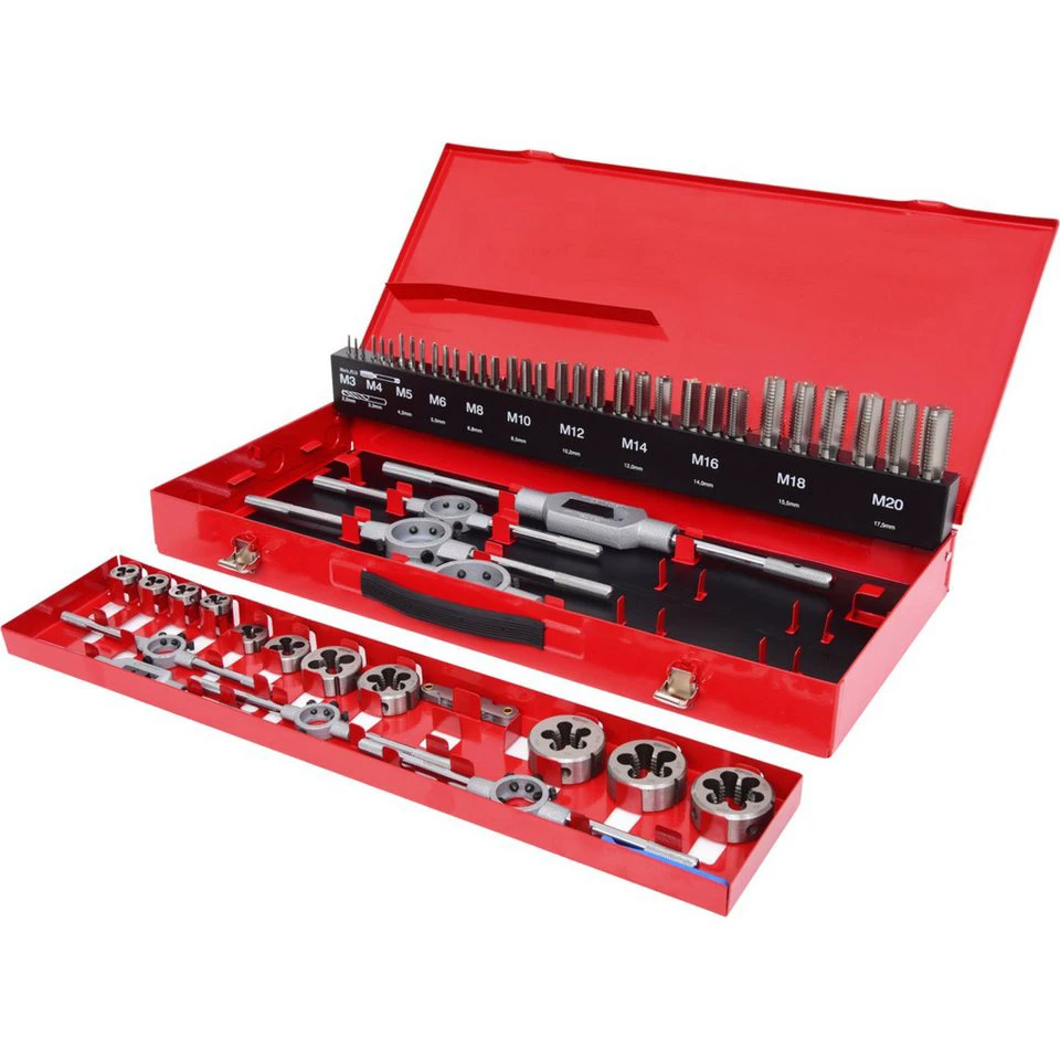 KS Tools HSS Gewindeschneidwerkzeug-Satz 54tlg. 331.0654