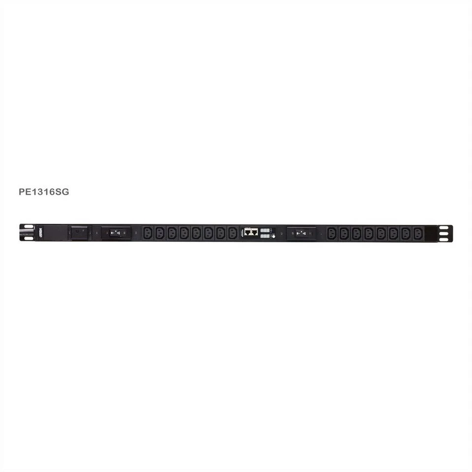 Aten PE1316SG Basis PDU 0U mit Messfunktion Überspannungsschutz 16 Ausgänge