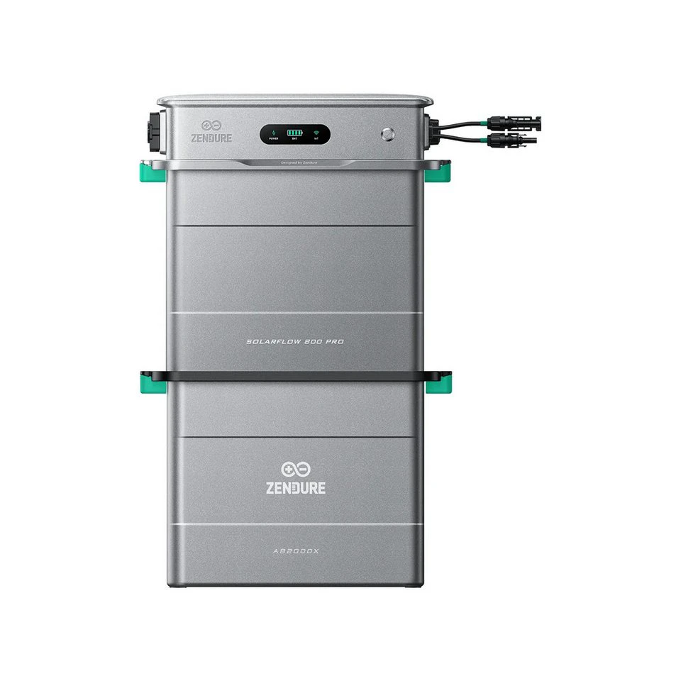 Zendure SolarFlow 800 Pro Balkonkraftwerk mit 1/2 AB2000X LiFePO₄ Akku 1920 Wh IP65 Plug and Play