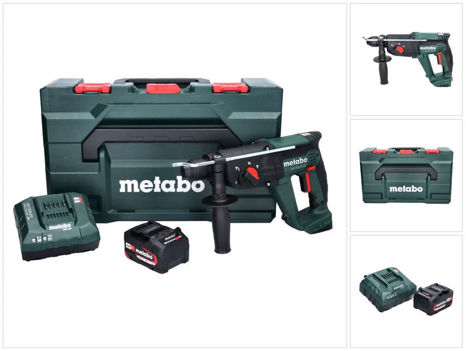 Metabo KH 18 LTX 24 Akku-Kombihammer 18 V 2,1 J SDS-plus 4,0 Ah
