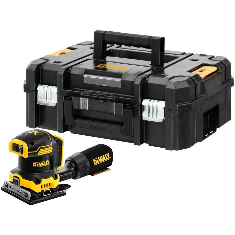 DeWalt Akku-Vibrationsschleifer DCW200NT 18 Volt ohne Akku und Ladegerät in TSTAK Box II