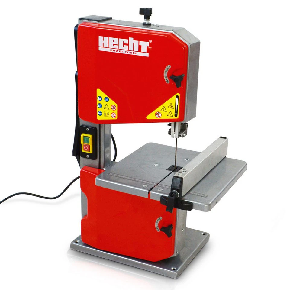Hecht Holzbandsäge 8925 250 W 950 m/min 1400 mm Sägeband Parallelanschlag