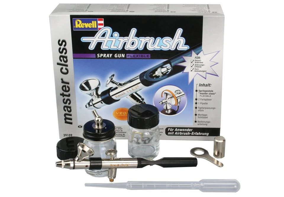 Revell® Airbrush-Pistole Spray gun master class Flexible Farbsprühgerät