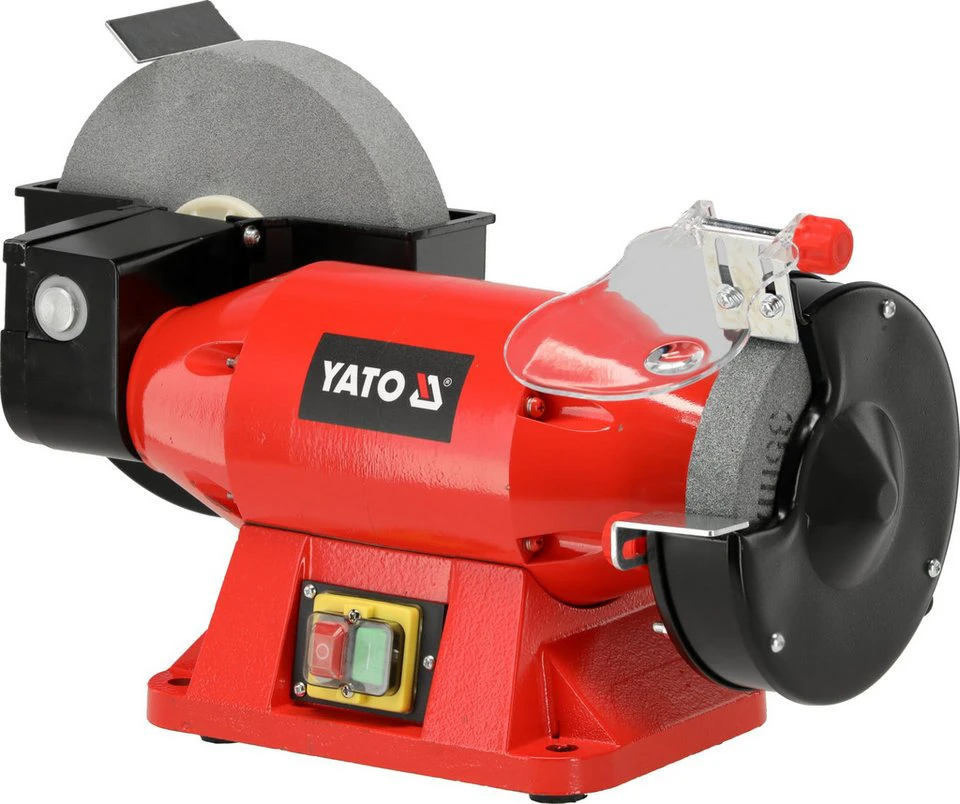 Yato Doppelschleifer Tischschleifmaschine YT-822112 nass/trocken 520 W 150/200 mm