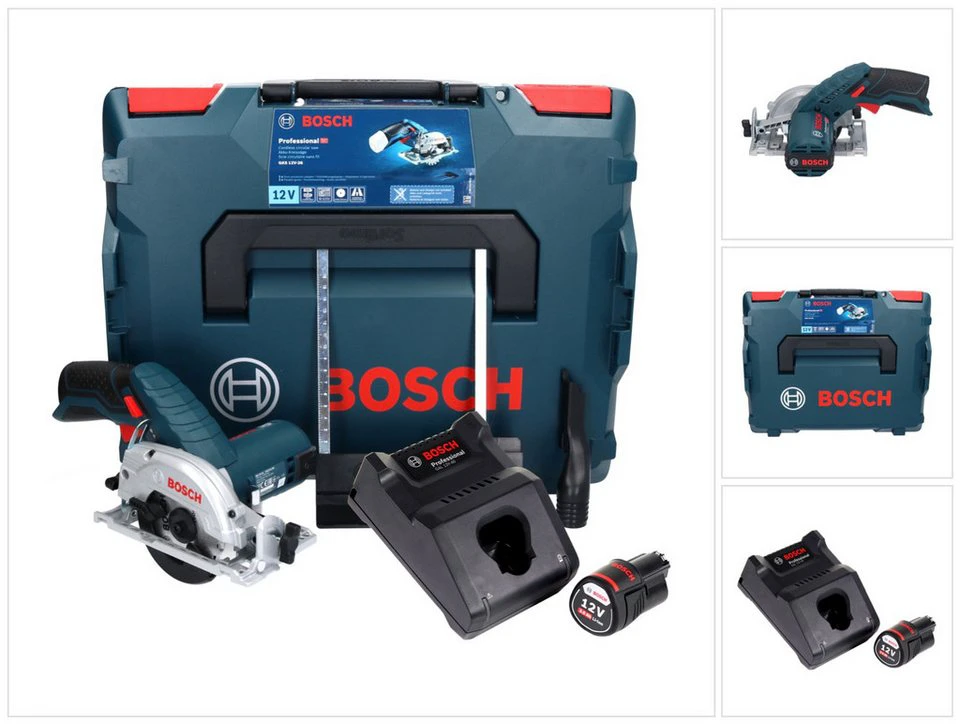 Bosch Professional GKS 12V-26 Akku-Handkreissäge 12 V 85 mm mit 1x Akku 3,0 Ah