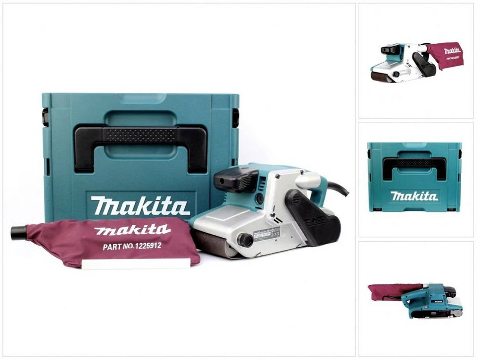 Makita Bandschleifer 9404 J 1010 W 100 x 610 mm im Makpac