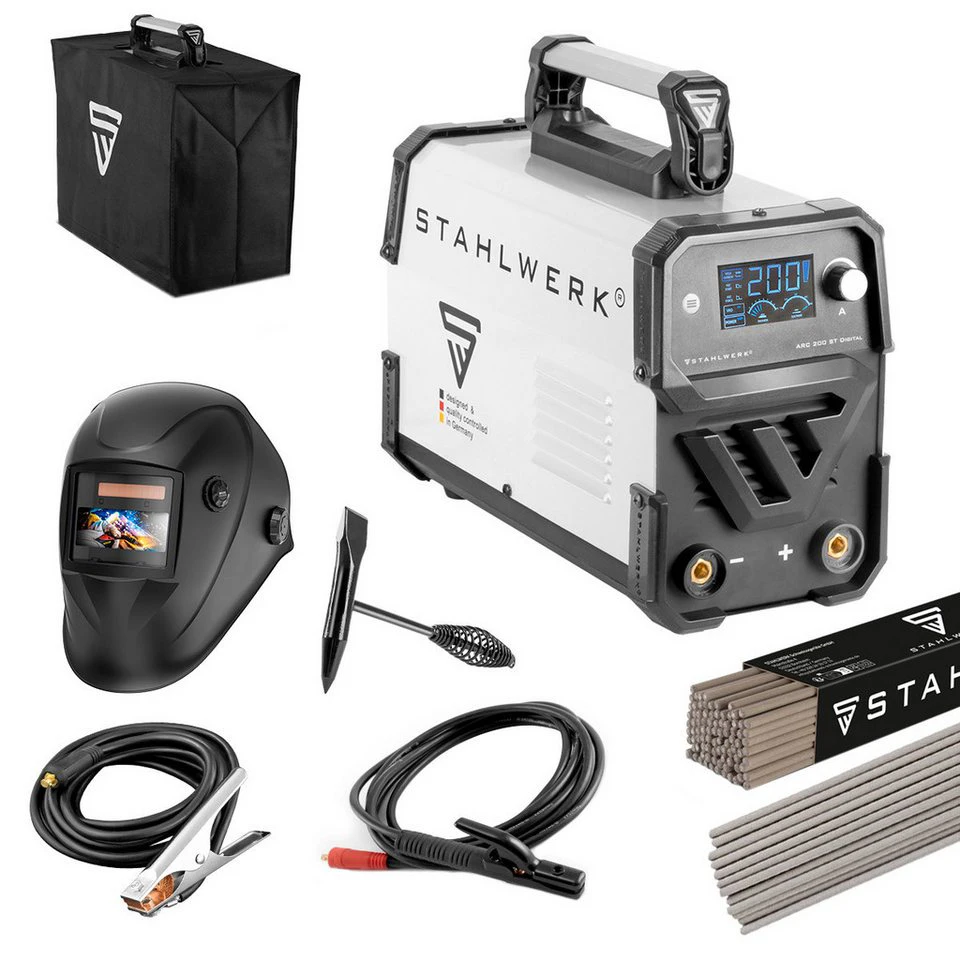 STAHLWERK ARC-200 ST Digital Schweißgerät MMA 20-200 A IGBT
