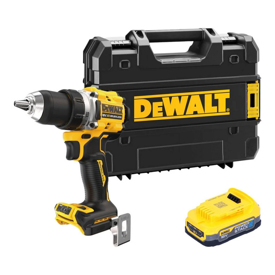 DeWalt DCD800 Akku Bohrschrauber 18 V 90 Nm Powerstack 1,7 Ah TSTAK ohne Ladegerät