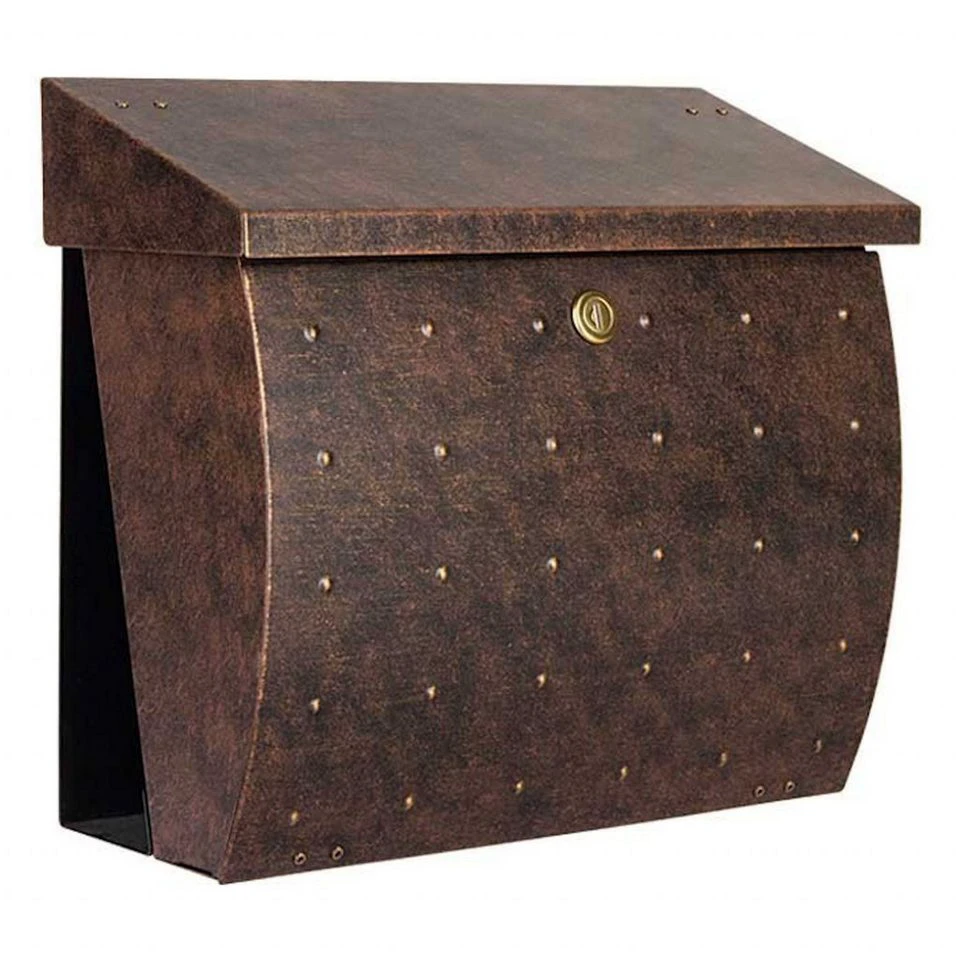 Heibi Briefkasten KROSIX Edelstahl braun-gold DIN C4