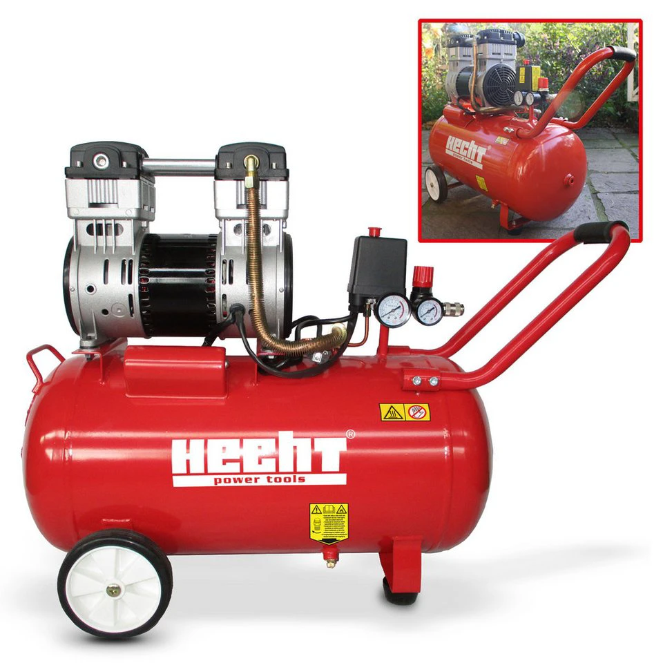 Hecht Flüsterkompressor 2085 1150 W 50 Liter 8 bar 196 l/min