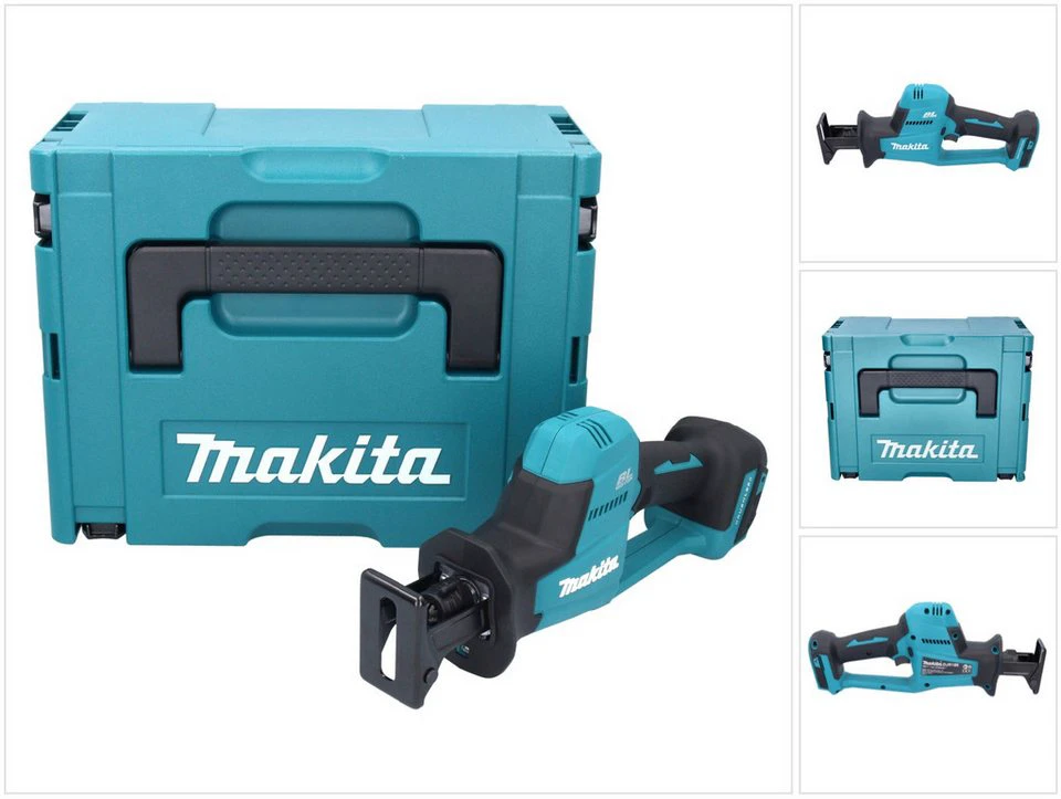 Makita DJR 189 Reciprosäge Akku 18 V Brushless Makpac ohne Akku Ladegerät