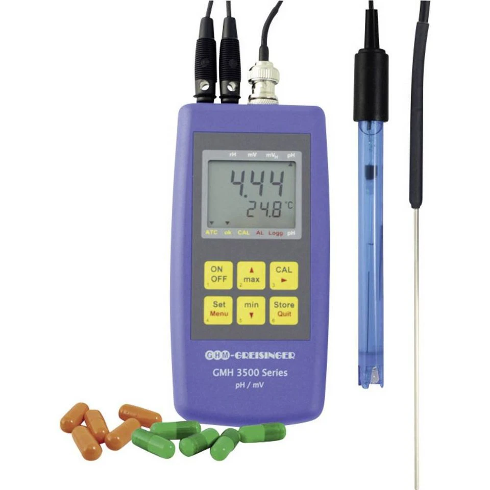 Greisinger Wasserzähler pH-/Redox-/Temperatur-Messgerät GMH3511 SET 605215
