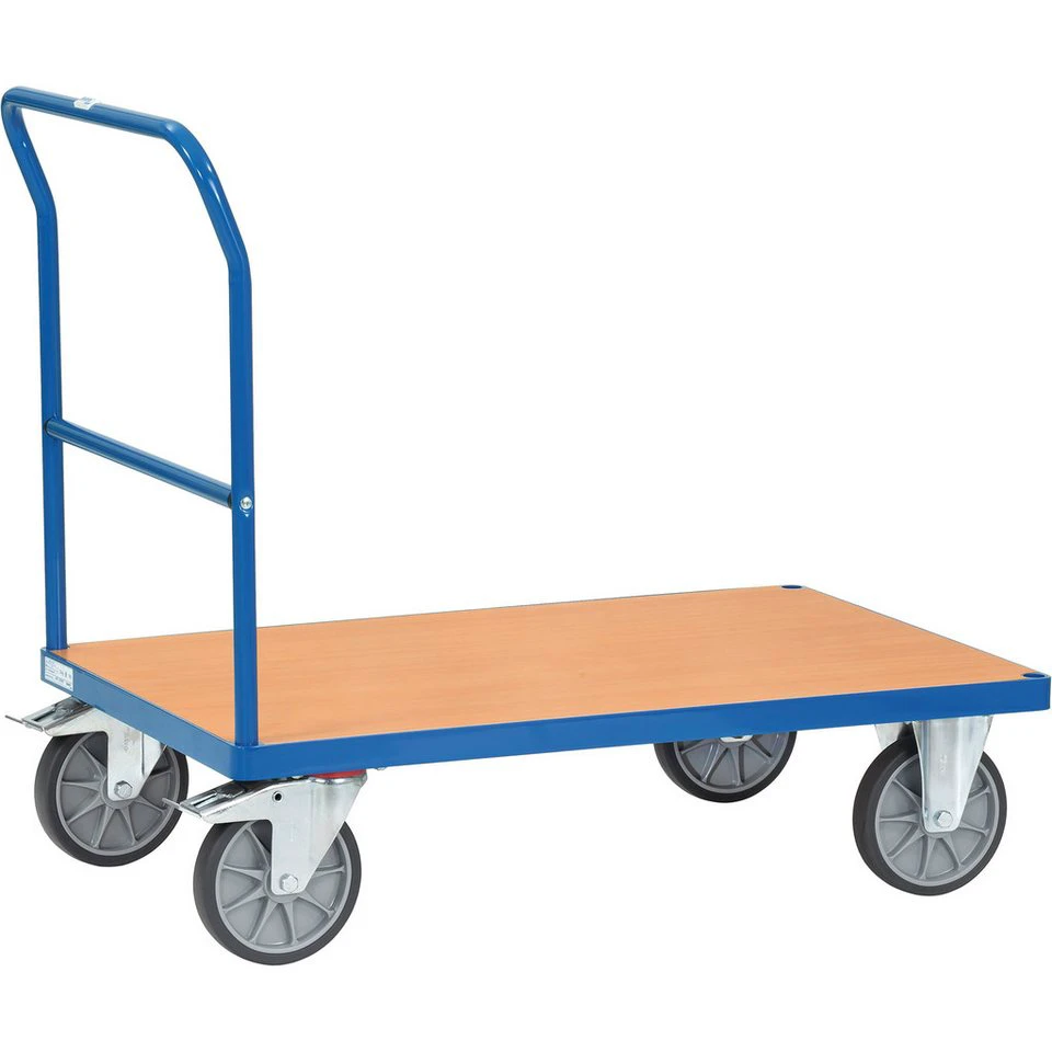 FETRA Schiebebügelwagen 2501 Transportwagen Ladefläche 1.000 x 600 mm brillantblau