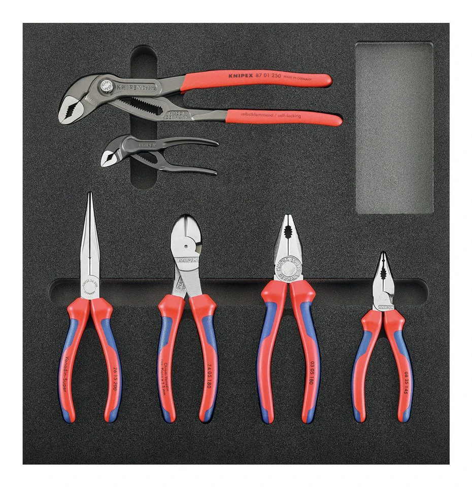Knipex Werkzeugwagen Werkzeugmodul 1/3 Zangen 6-tlg