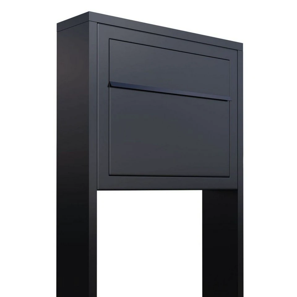 Bravios Standbriefkasten Elegance Schwarz