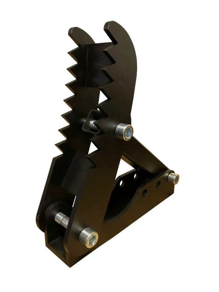 SRM Design Montageklemme Baggerdaumen Holzgreifer Niederhalter Greifer Bagger-Zange