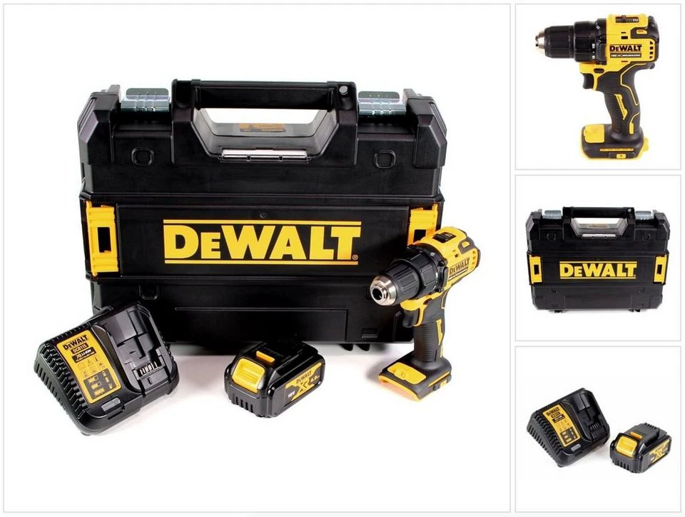 DeWalt DCD 708 Akku-Bohrschrauber 18 V Li-Ion Brushless TSTAK Box 2 4,0 Ah Akku