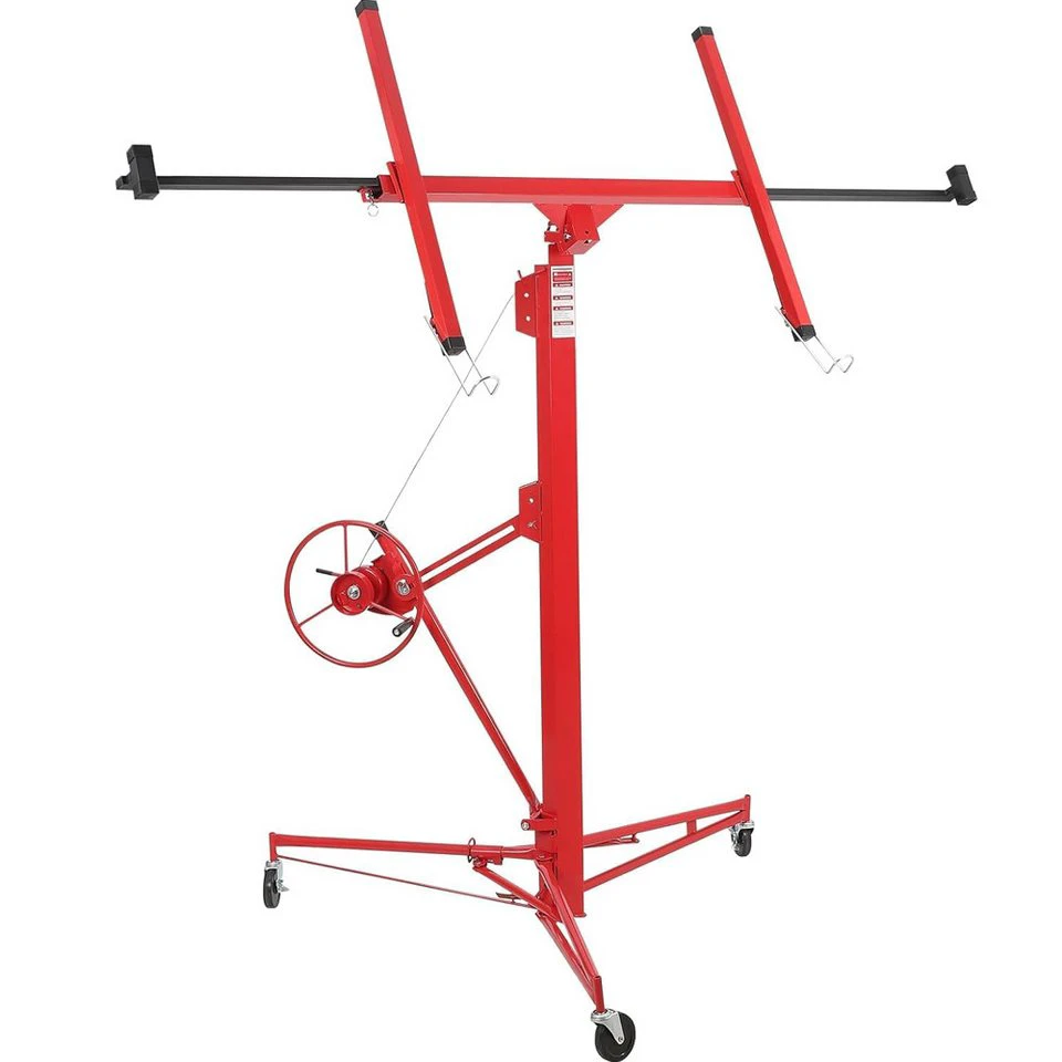 GarveeMore Plattenheber Trockenbau-Hebevorrichtung 140-335CM / 190-485CM Kohlenstoffstahl 150 lbs
