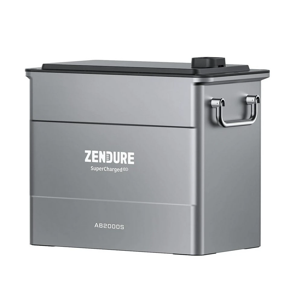 Zendure SuperCharged Balkonkraftwerk AB2000S-Serie mit Speicher 1920 Wh LiFePO4 erweiterbar bis 7680 Wh