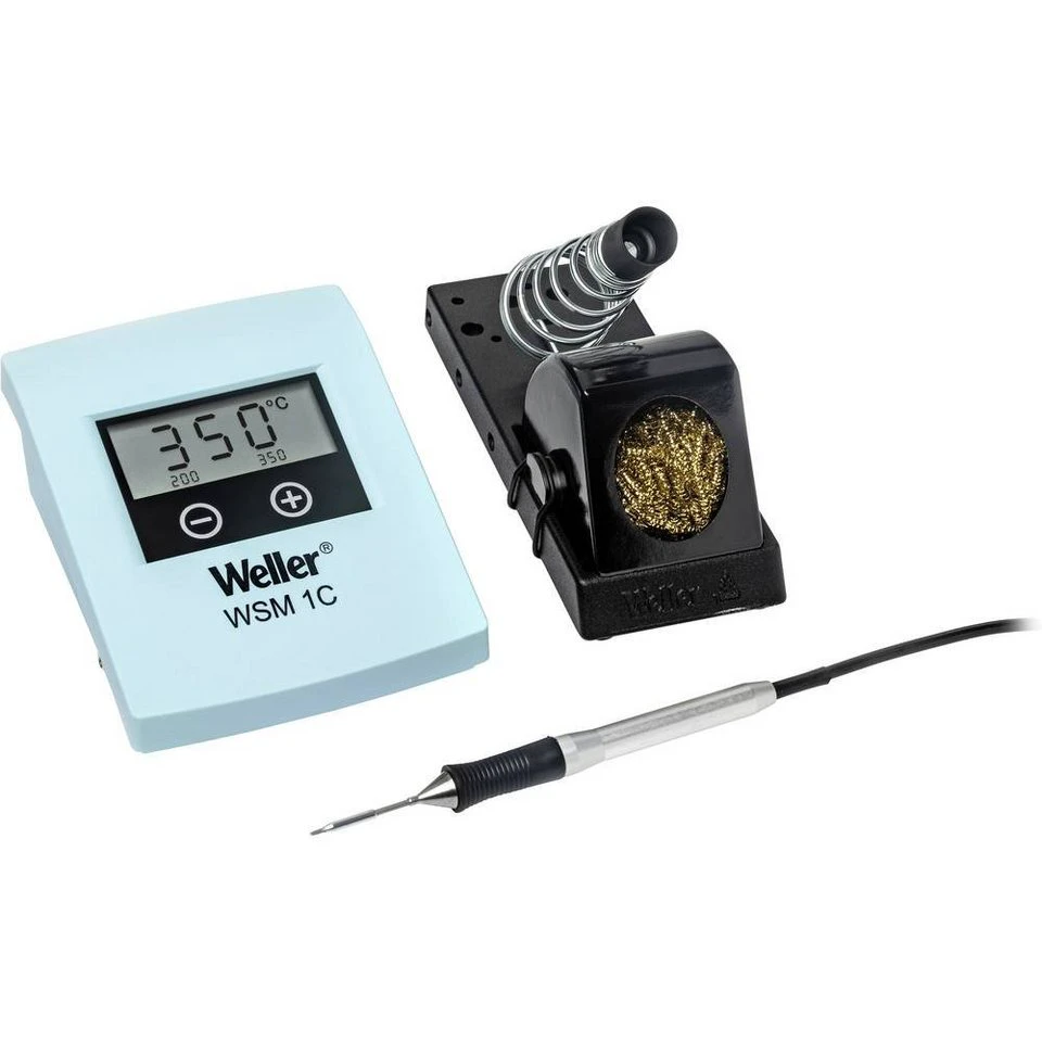 Weller Lötkolben WSM 1C Akku-Lötstation Set 100 V - 230 V 100 °C - 400 °C mit Ablage