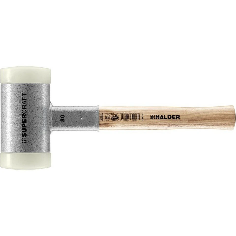 HALDER SUPERCRAFT Schonhammer Ø 80 mm rückschlagfrei mit Stahlschrot