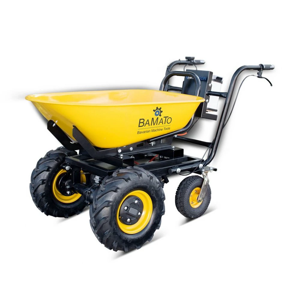 BAMATO Motorschubkarre MTR-300W 100 l Elektrodumper Akku Schubkarre