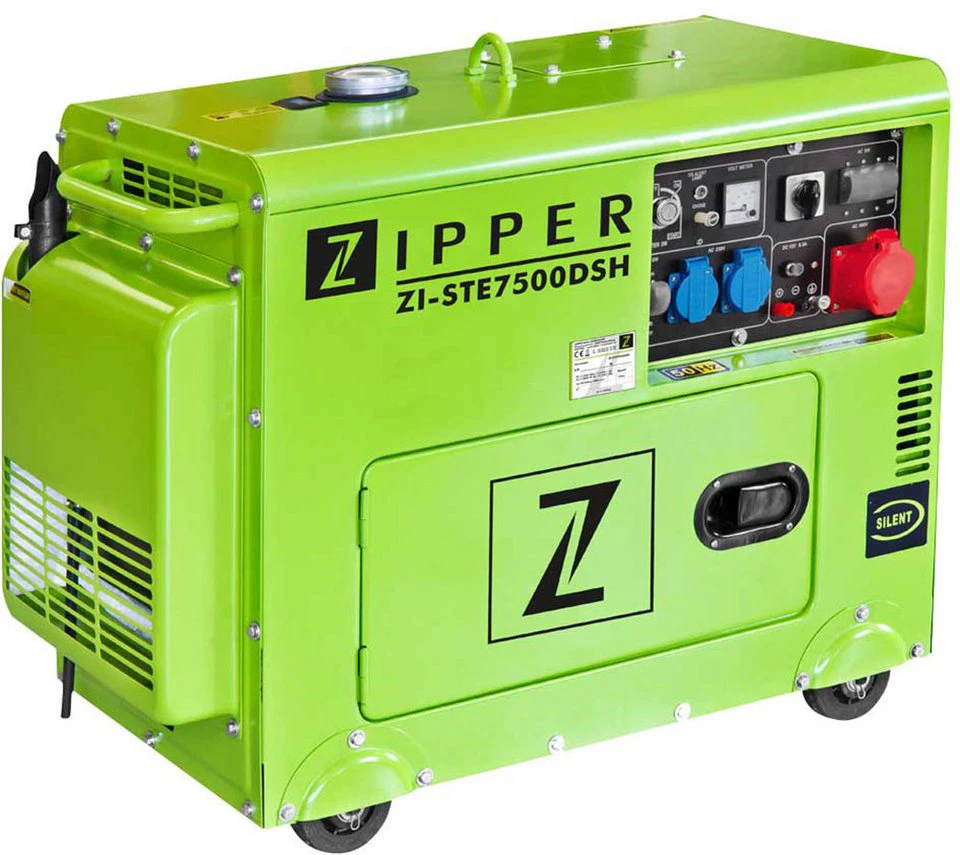 ZIPPER Stromerzeuger 6,5 in kW für Baustellen Garten Landwirtschaft