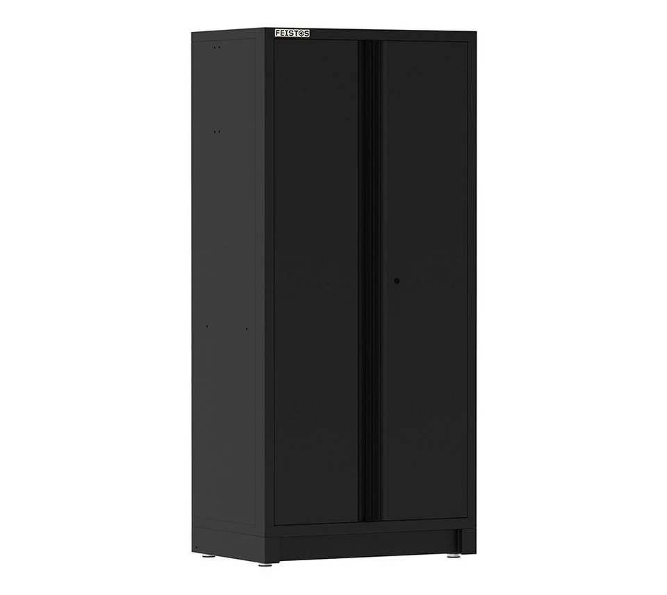 FEISTOS Werkstatteinrichtung EOS Blackline Duo Hochschrank Schwarz RAL 9005 92x61x200 cm