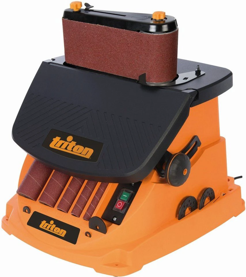 Triton Schleifaufsatz 450 W mit Bandschleifeinheit