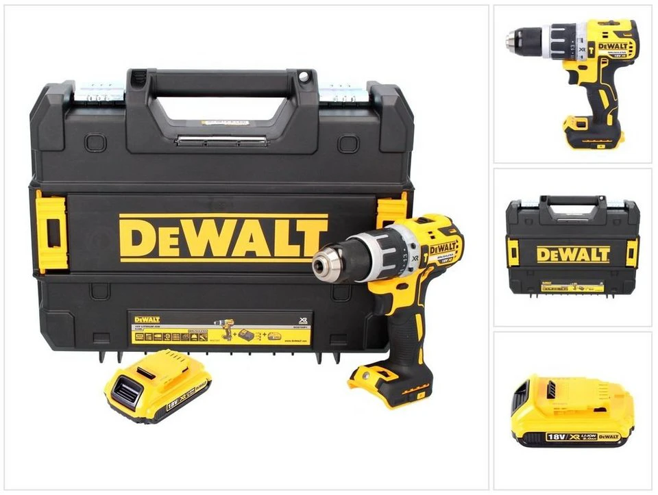 DeWalt DCD 796 Akku-Schlagbohrschrauber 18 V 70 Nm Brushless mit 2,0 Ah Akku
