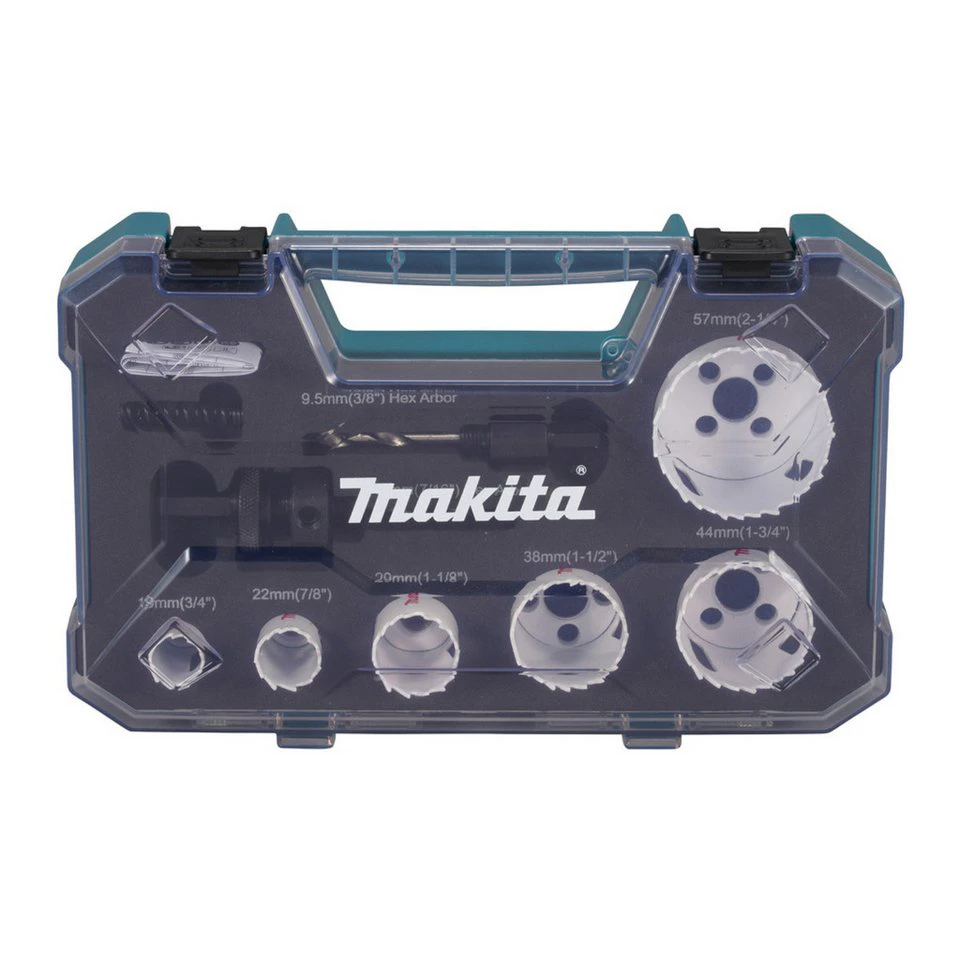 Makita Lochsägen-Set Sanitär D-47117 9-teilig HSS-BiM Ø 19-57 mm