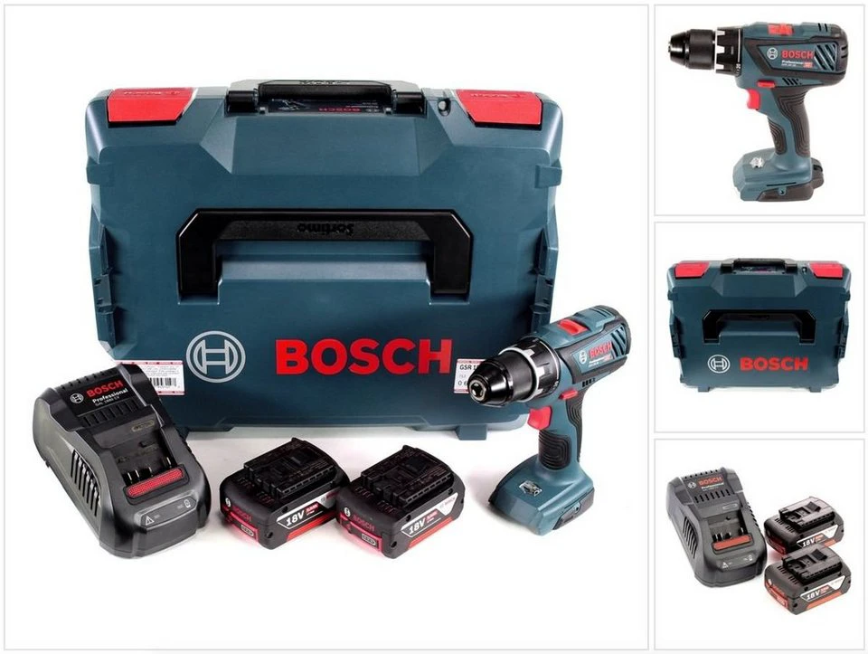 Bosch Professional Akku Bohrschrauber GSR 18V-28 18 V 13 mm L-Boxx 2x 5,0 Ah