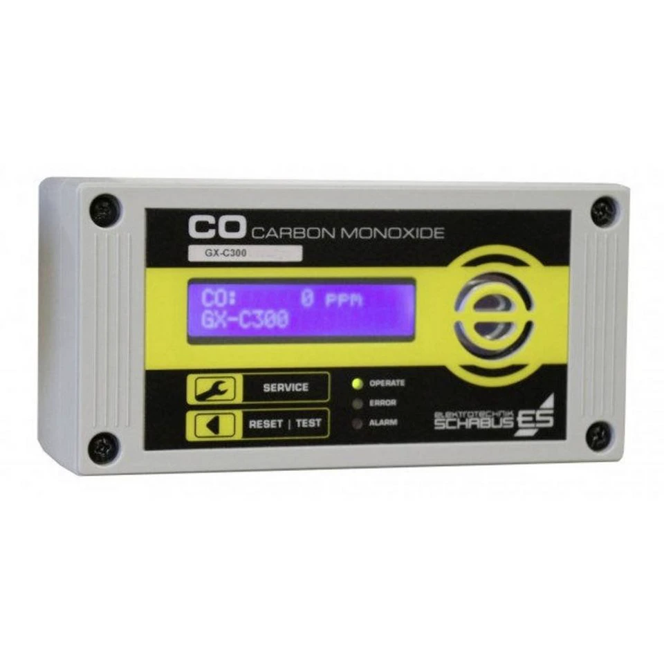 Elektrotechnik Schabus Professionelles CO-Warngerät 300255 Gasmelder mit internem Sensor