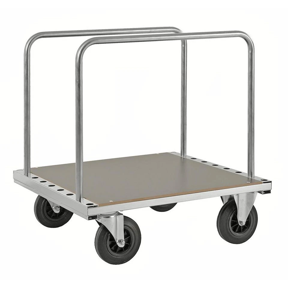 OSWALD Transportgeräte Plattenwagen Bügelwagen 890 x 800 x 940 mm 500 kg verzinkt