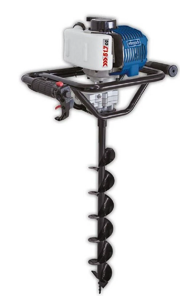 Scheppach Erdbohrer EB1700 Set 2-Takt-Benzinmotor 100 150 200 mm