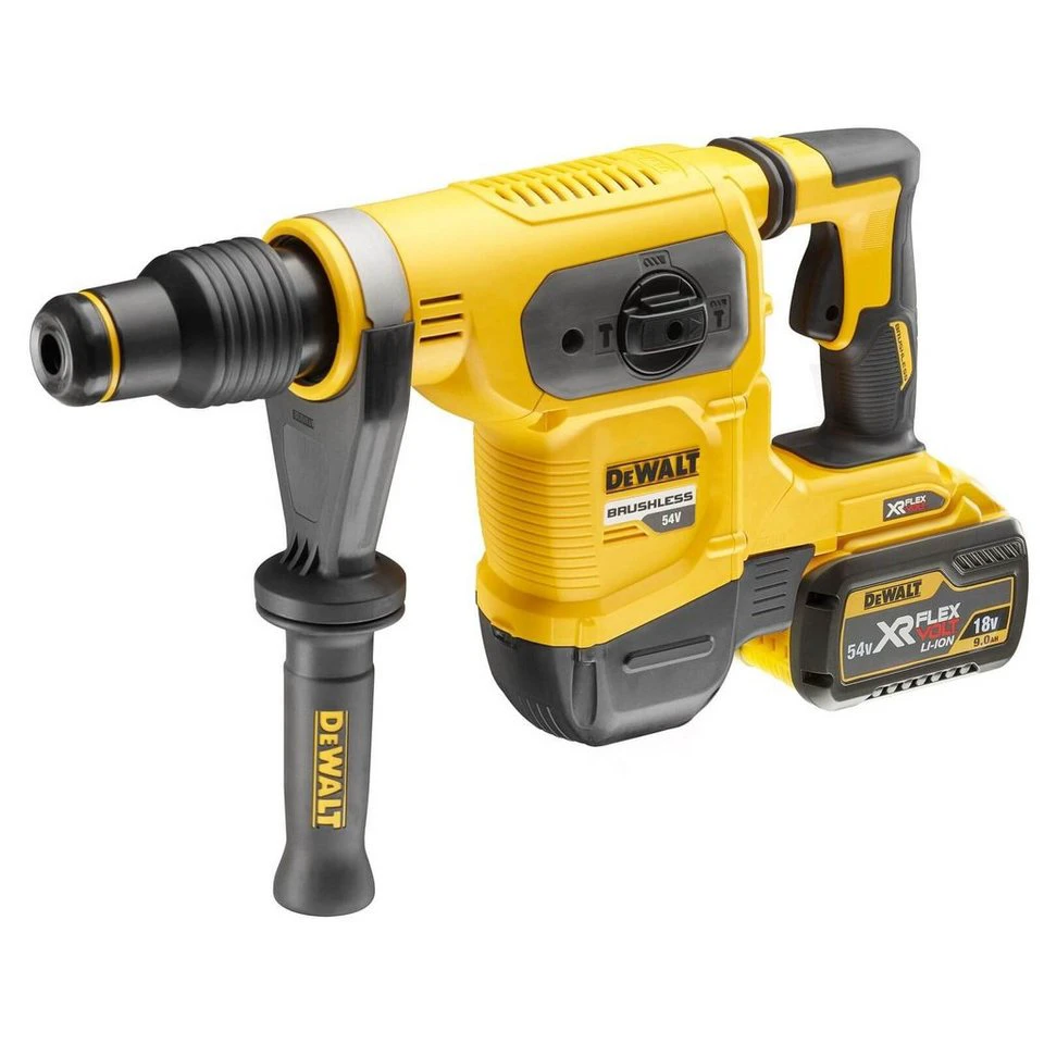 DeWalt Kombihammer DCH481X2-QW FlexVolt SDS-max 54 V 9 Ah Set Ladegerät 2x Akku