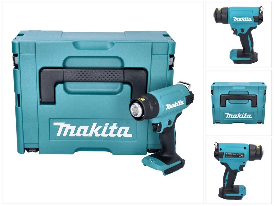 Makita DHG 180 Akku-Heißluftgebläse 18 V 550 °C Makpac ohne Akku