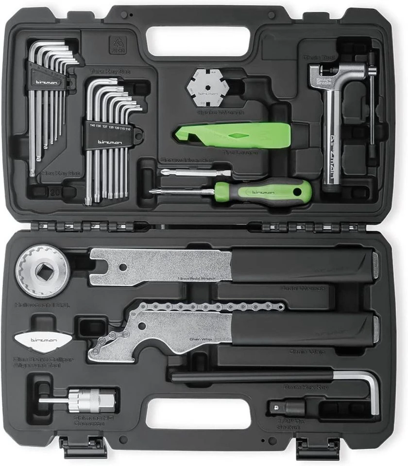 Birzman Essential Tool Box 29-teiliges Fahrrad-Werkzeugset im Koffer
