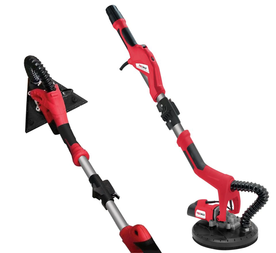 TECMIX Deckenschleifer TM LHS 710 D 230V EU 2 in 1 Langhalsschleifer 1500 U/min wechselbare Schleifköpfe