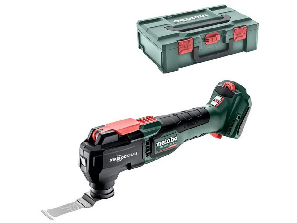 Metabo Multifunktionssäge MT 18 LTX BL QSL Akku 18 Volt metaBOX 145 L ohne Akkupack