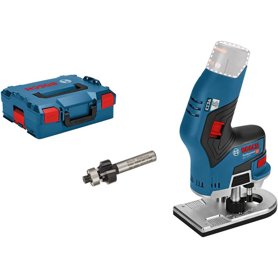 Bosch Professional Akku-Kantenfräse GKF 12V-8 12 Volt bürstenloser Motor L-BOXX