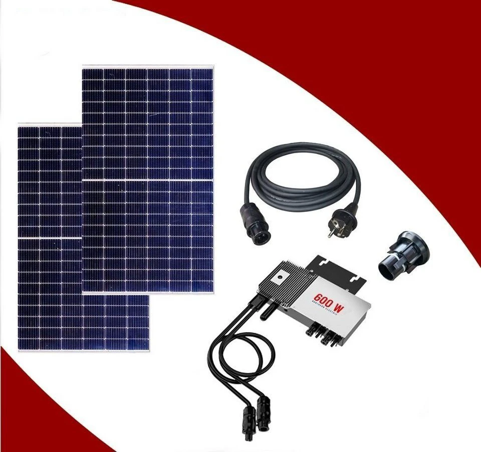 NEP Balkonkraftwerk 840W/600W Plug and Play flexible Solaranlage