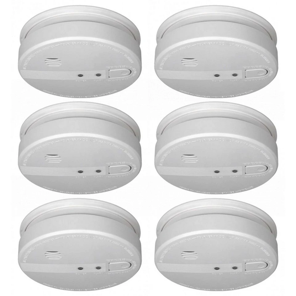 Elro Rauchmelder FS110561P 230 Volt verdrahtet vernetzbar 6er Set
