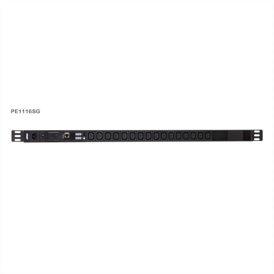 Aten PE1116SG Basis PDU 0U mit Messfunktion Überspannungsschutz 16 Ausgänge