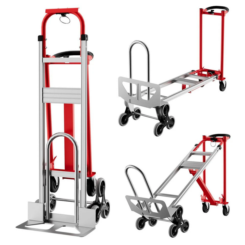 GarveeMore Sackkarre 3 in 1 mit Treppenrädern klappbar