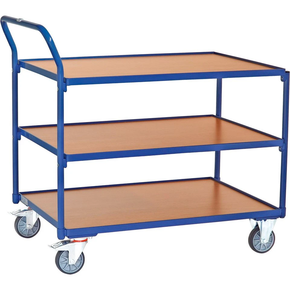 FETRA Tischwagen 2754 Transportwagen 3 Etagen Ladefläche 1.000 x 700 mm