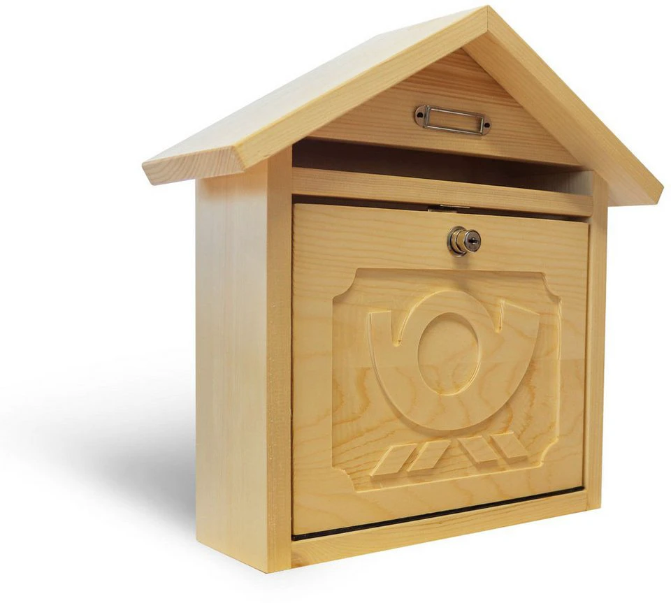 Holzwaren Wasmer Briefkasten Tacherting ohne Zeitungsfach